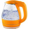 imageOVENTE Glass Electric Kettle Hot Water Boiler 15 Liter Borosilicate Glass Fast Boiling Countertop Heater  BPA Free Auto Shut Off Instant Water Heater Kettle for Coffee ampamp Tea Maker  Green KG83GOrange