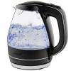 imageOVENTE Glass Electric Kettle Hot Water Boiler 15 Liter Borosilicate Glass Fast Boiling Countertop Heater  BPA Free Auto Shut Off Instant Water Heater Kettle for Coffee ampamp Tea Maker  Green KG83GBlack