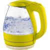 imageOVENTE Glass Electric Kettle Hot Water Boiler 15 Liter Borosilicate Glass Fast Boiling Countertop Heater  BPA Free Auto Shut Off Instant Water Heater Kettle for Coffee ampamp Tea Maker  Green KG83GGreen