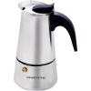 imageOvente MPE06 6Cup Stovetop Stainless Steel Espresso Maker