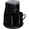 imageOvente Two Serving Coffeemaker with 2 Ceramic Personal Cups CM3BBBlack