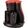 imageOvente Two Serving Coffeemaker with 2 Ceramic Personal Cups CM3BBRed