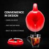imageOVENTE Electric Kettle Hot Water Heater 17 Liter  BPA Free Fast Boiling Cordless Water Warmer  Auto Shut Off Instant Water Boiler for Coffee ampamp Tea Pot  White KP72WRed
