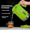 imageOVENTE Electric Kettle Hot Water Heater 17 Liter  BPA Free Fast Boiling Cordless Water Warmer  Auto Shut Off Instant Water Boiler for Coffee ampamp Tea Pot  White KP72WGreen ProntoFill