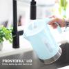 imageOVENTE Electric Kettle Hot Water Heater 17 Liter  BPA Free Fast Boiling Cordless Water Warmer  Auto Shut Off Instant Water Boiler for Coffee ampamp Tea Pot  White KP72WLight Blue ProntoFill