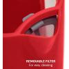 imageOVENTE Electric Kettle Hot Water Heater 17 Liter  BPA Free Fast Boiling Cordless Water Warmer  Auto Shut Off Instant Water Boiler for Coffee ampamp Tea Pot  White KP72WRed ProntoFill