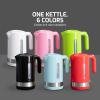 imageOVENTE Electric Kettle Hot Water Heater 17 Liter  BPA Free Fast Boiling Cordless Water Warmer  Auto Shut Off Instant Water Boiler for Coffee ampamp Tea Pot  White KP72WLight Blue ProntoFill