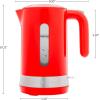 imageOVENTE Electric Kettle Hot Water Heater 17 Liter  BPA Free Fast Boiling Cordless Water Warmer  Auto Shut Off Instant Water Boiler for Coffee ampamp Tea Pot  White KP72WRed ProntoFill