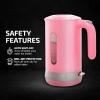 imageOVENTE Electric Kettle Hot Water Heater 17 Liter  BPA Free Fast Boiling Cordless Water Warmer  Auto Shut Off Instant Water Boiler for Coffee ampamp Tea Pot  White KP72WPink ProntoFill