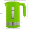 imageOVENTE Electric Kettle Hot Water Heater 17 Liter  BPA Free Fast Boiling Cordless Water Warmer  Auto Shut Off Instant Water Boiler for Coffee ampamp Tea Pot  White KP72WGreen ProntoFill