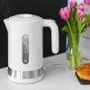 imageOVENTE Electric Kettle Hot Water Heater 17 Liter  BPA Free Fast Boiling Cordless Water Warmer  Auto Shut Off Instant Water Boiler for Coffee ampamp Tea Pot  White KP72WWhite ProntoFill