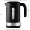 imageOVENTE Electric Kettle Hot Water Heater 17 Liter  BPA Free Fast Boiling Cordless Water Warmer  Auto Shut Off Instant Water Boiler for Coffee ampamp Tea Pot  White KP72WBlack ProntoFill