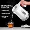 imageOVENTE Electric Kettle Hot Water Heater 17 Liter  BPA Free Fast Boiling Cordless Water Warmer  Auto Shut Off Instant Water Boiler for Coffee ampamp Tea Pot  White KP72WWhite ProntoFill