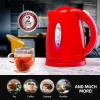 imageOVENTE Electric Kettle Hot Water Heater 17 Liter  BPA Free Fast Boiling Cordless Water Warmer  Auto Shut Off Instant Water Boiler for Coffee ampamp Tea Pot  White KP72WRed