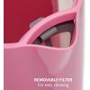 imageOVENTE Electric Kettle Hot Water Heater 17 Liter  BPA Free Fast Boiling Cordless Water Warmer  Auto Shut Off Instant Water Boiler for Coffee ampamp Tea Pot  White KP72WPink ProntoFill