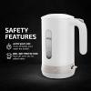 imageOVENTE Electric Kettle Hot Water Heater 17 Liter  BPA Free Fast Boiling Cordless Water Warmer  Auto Shut Off Instant Water Boiler for Coffee ampamp Tea Pot  White KP72WWhite ProntoFill