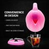imageOVENTE Electric Kettle Hot Water Heater 17 Liter  BPA Free Fast Boiling Cordless Water Warmer  Auto Shut Off Instant Water Boiler for Coffee ampamp Tea Pot  White KP72WPink