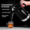 imageOVENTE Electric Kettle Hot Water Heater 17 Liter  BPA Free Fast Boiling Cordless Water Warmer  Auto Shut Off Instant Water Boiler for Coffee ampamp Tea Pot  White KP72WBlack ProntoFill