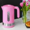 imageOVENTE Electric Kettle Hot Water Heater 17 Liter  BPA Free Fast Boiling Cordless Water Warmer  Auto Shut Off Instant Water Boiler for Coffee ampamp Tea Pot  White KP72WPink ProntoFill