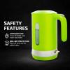 imageOVENTE Electric Kettle Hot Water Heater 17 Liter  BPA Free Fast Boiling Cordless Water Warmer  Auto Shut Off Instant Water Boiler for Coffee ampamp Tea Pot  White KP72WGreen ProntoFill
