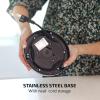imageOVENTE Electric Kettle Water Boiler Stainless Steel 17 L Automatic ShutOff 1500W Cleo Collection Cool Touch Handle Portable Brew Coffee Maker Tea Heater w Boil Dry Protection Black KS755BSilver Matte