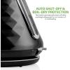 imageOVENTE Electric Kettle Water Boiler Stainless Steel 17 L Automatic ShutOff 1500W Cleo Collection Cool Touch Handle Portable Brew Coffee Maker Tea Heater w Boil Dry Protection Black KS755BBlack