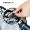 imageOVENTE Electric Kettle Water Boiler Stainless Steel 17 L Automatic ShutOff 1500W Cleo Collection Cool Touch Handle Portable Brew Coffee Maker Tea Heater w Boil Dry Protection Black KS755BSilver Matte