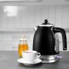 imageOVENTE Electric Kettle Water Boiler Stainless Steel 17 L Automatic ShutOff 1500W Cleo Collection Cool Touch Handle Portable Brew Coffee Maker Tea Heater w Boil Dry Protection Black KS755BBlack Matte