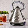 imageOVENTE Electric Kettle Water Boiler Stainless Steel 17 L Automatic ShutOff 1500W Cleo Collection Cool Touch Handle Portable Brew Coffee Maker Tea Heater w Boil Dry Protection Black KS755BBrushed