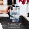 imageOVENTE Glass Electric Kettle Hot Water Boiler 17 Liter ProntoFill Tech w Stainless Steel Filter  1500W BPA Free Cordless Instant Water Heater Kettle for Coffee ampamp Tea Maker  Silver KG612SGlass Kettle