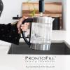 imageOVENTE Glass Electric Kettle Hot Water Boiler 17 Liter ProntoFill Tech w Stainless Steel Filter  1500W BPA Free Cordless Instant Water Heater Kettle for Coffee ampamp Tea Maker  Silver KG612SClear  Teapot