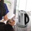 imageOvente Electric Stainless Steel Hot Water Kettle 17 Liter with 5 Temperature Control ampamp Concealed Heating Element BPAFree 1100 Watt Tea Maker with Auto ShutOff and Keep Warm Setting Silver KS89S