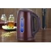 imageOvente Electric Stainless Steel Hot Water Kettle 17 Liter with 5 Temperature Control ampamp Concealed Heating Element BPAFree 1100 Watt Tea Maker with Auto ShutOff and Keep Warm Setting Brown KS88BR