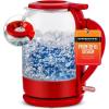 imageOVENTE Electric Glass Kettle 15 Liter 1500W Instant Hot Water Boiler Heater with ProntoFill Tech BoilDry Protection Automatic Shut Off Fast Boiling for Tea ampamp Coffee Black KG516B15L Glass Kettle Red
