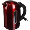 imageOvente Electric Stainless Steel Hot Water Kettle 17 Liter with 5 Temperature Control ampamp Concealed Heating Element BPAFree 1100 Watt Tea Maker with Auto ShutOff and Keep Warm Setting Red KS88R