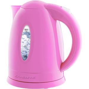 imageOVENTE Electric Kettle Hot Water Heater 17 Liter  BPA Free Fast Boiling Cordless Water Warmer  Auto Shut Off Instant Water Boiler for Coffee ampamp Tea Pot  White KP72WPink