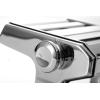 imageOVENTE Pasta Maker Machine Stainless Steel 7 Positions Thickness Setting with Hand Crank Roller Noodle Cutter and Countertop Clamp Perfect for Homemade Spaghetti Fettuccini and Ramen Red PA518R