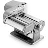 imageOvente Electric Maker Machine Attachment for PA515 PA518 and PA615 Series with 70W Motor Chrome Plated and Handle Lock Easy to Use Perfect for Fresh Homemade Pasta Silver ACPPA7080S