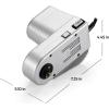 imageOvente Electric Maker Machine Attachment for PA515 PA518 and PA615 Series with 70W Motor Chrome Plated and Handle Lock Easy to Use Perfect for Fresh Homemade Pasta Silver ACPPA7080S