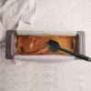 imageOvente Premium Silicone Spatula with Heat Resistant Protection and Stainless Steel Core Dishwasher Safe NonStick Utensils with Seamless Design Perfect for Baking Cooking ampamp Mixing Orange SP2001O