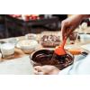 imageOvente Premium Silicone Spatula with Heat Resistant Protection and Stainless Steel Core Dishwasher Safe NonStick Utensils with Seamless Design Perfect for Baking Cooking ampamp Mixing Orange SP2001O