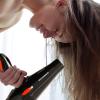 imageOvente 2200 Watt Professional Hair Dryer Ionic ampamp Tourmaline Technology Ideal for Body Volume ampamp Smoothing Comes w Two Concentrator Nozzle Attachments Lightweight for Home or Travel Black X3Silky Black