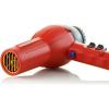 imageOvente 2200 Watt Professional Hair Dryer Ionic ampamp Tourmaline Technology Ideal for Body Volume ampamp Smoothing Comes w Two Concentrator Nozzle Attachments Lightweight for Home or Travel Black X33600 Single