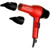 imageOvente 2200 Watt Professional Hair Dryer Ionic ampamp Tourmaline Technology Ideal for Body Volume ampamp Smoothing Comes w Two Concentrator Nozzle Attachments Lightweight for Home or Travel Black X33600 Single
