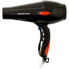 imageOvente 2200 Watt Professional Hair Dryer Ionic ampamp Tourmaline Technology Ideal for Body Volume ampamp Smoothing Comes w Two Concentrator Nozzle Attachments Lightweight for Home or Travel Black X3Silky Black