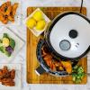 imageOVENTE Compact Air Fryer for Healthy and Oilless Cooking 32 Qt Nonstick ampamp Dishwasher Safe Basket 1300W Electric Cooker w Adjustable Temperature Control 30Min Timer ampamp Auto Shutoff Black FAM11320B