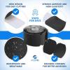 imageFittest Pro Kinesiology Tape  20 Precut Strips  Plantar Fasciitis Shin Splint ampamp Calf Strain Recovery Support  Waterproof Black