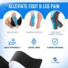 imageFittest Pro Kinesiology Tape  20 Precut Strips  Plantar Fasciitis Shin Splint ampamp Calf Strain Recovery Support  Waterproof Black