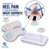 imagePlantar Fasciitis Foot Pain Relief 14 Piece Kit  HSAFSA Eligible Premium Planter Fasciitis Support Gel Heel Spur Therapy Wraps Compression Socks Foot Sleeves Arch Supports Heel Cushion ampamp GripsMedium Women 85 Men 7135