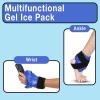 imageShin Splint Ice Packs HSA and FSA Eligible Reusable Hot and Cold Therapy Wrap  Leg or Calf Pain Relief  Advanced Soft Gel Technology  Freezable and Microwavable  Running Injuries ampamp RecoveryAnkle
